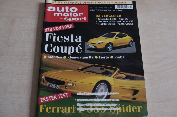 Deckblatt Auto Motor und Sport (13/1995)